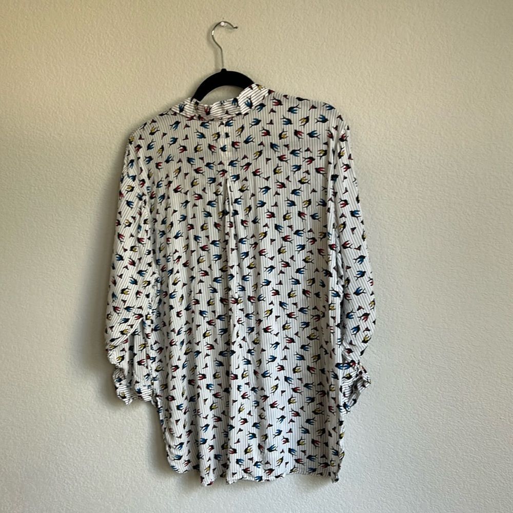 Grand  Greene Anthropology Brand Sz Xl Button Down Shirt